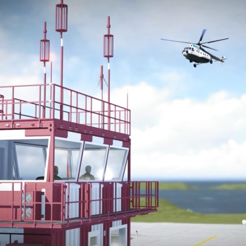 DELIVERY OF MODULAR TOWER TO SEVERNY AIRFIELD IN ROSTOV-ON-DON