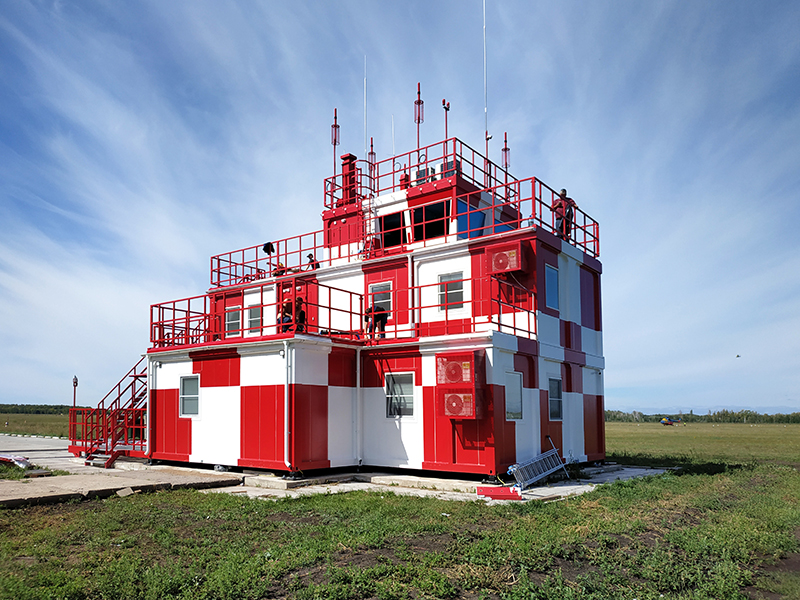 Modular Tower delivery to landing site completed in Kalachinsk of Omsk Region