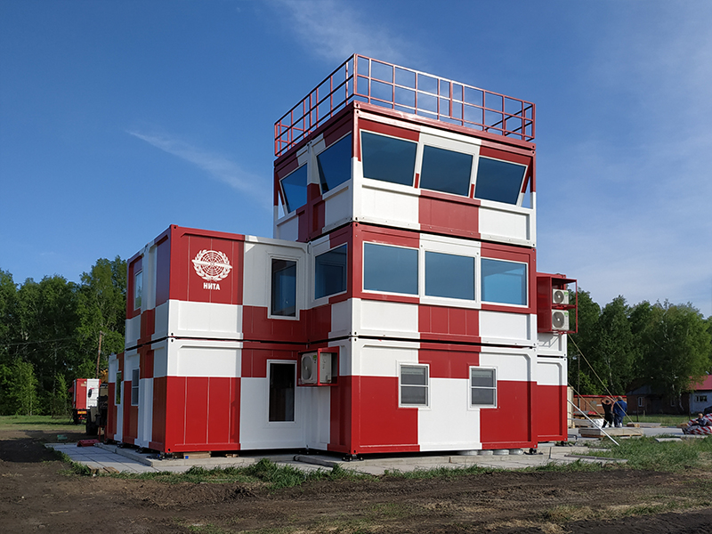 Завершен проект поставки модульного КДП на посадочную площадку Калачинск в Омской области